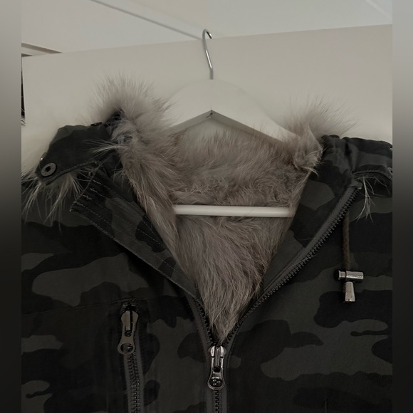 Jocelyn Fur Lined Bomber Jacket - Picture 3 of 12